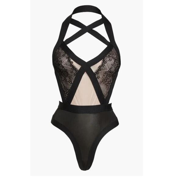 Hauty Women's Heika Teddy in Black XSmall MSRP $45 1670 - Picture 5 of 5